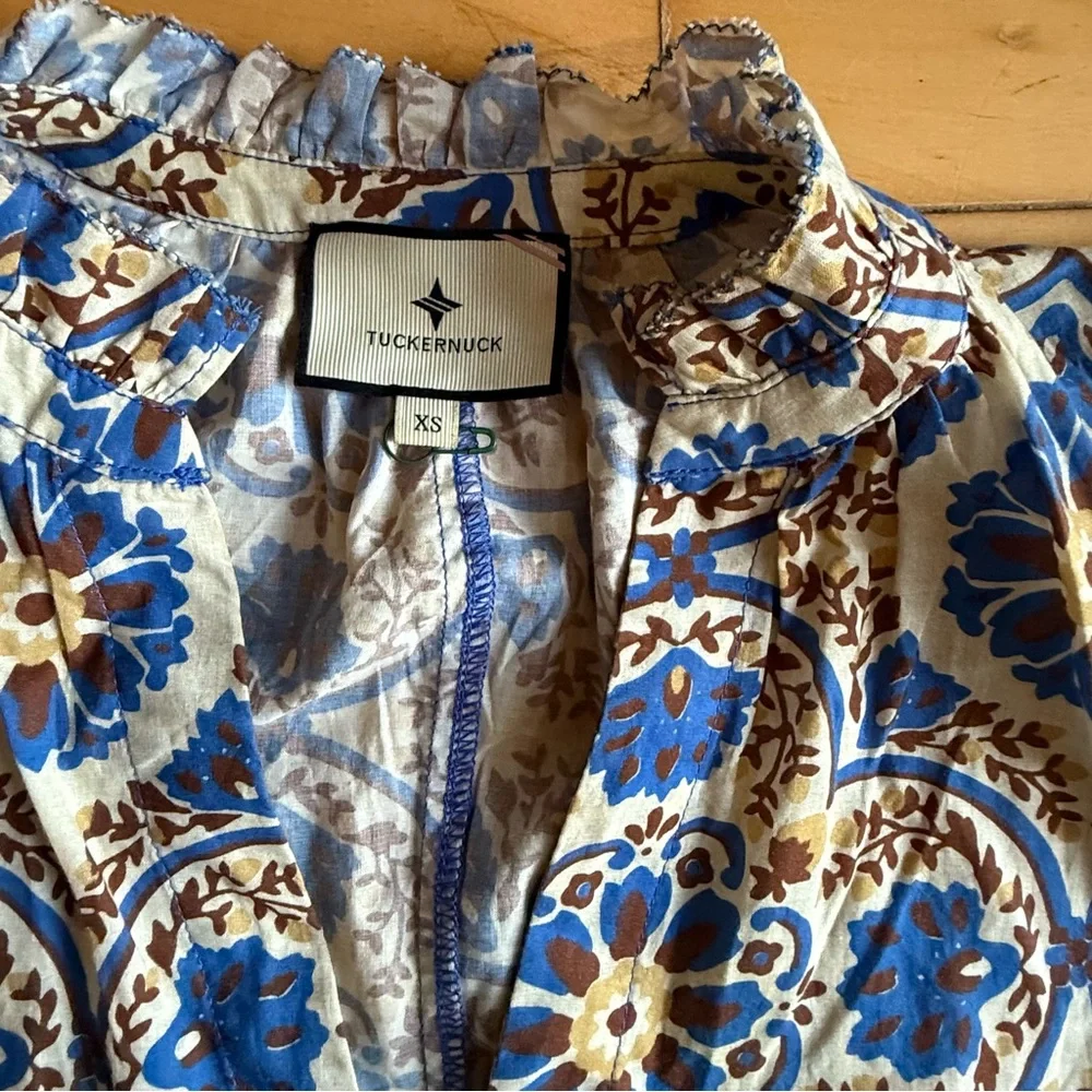 Tuckernuck Soleil Medallion Crawford Mini Dress Size: XS 100% Cotton - Picture 4 of 8